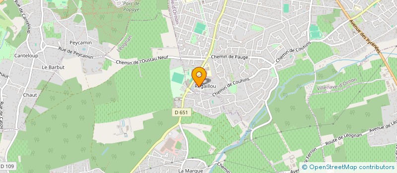 localisation de l'entreprise MONSIEUR PATRICK MIVIELLE  VILLENAVE-D'ORNON