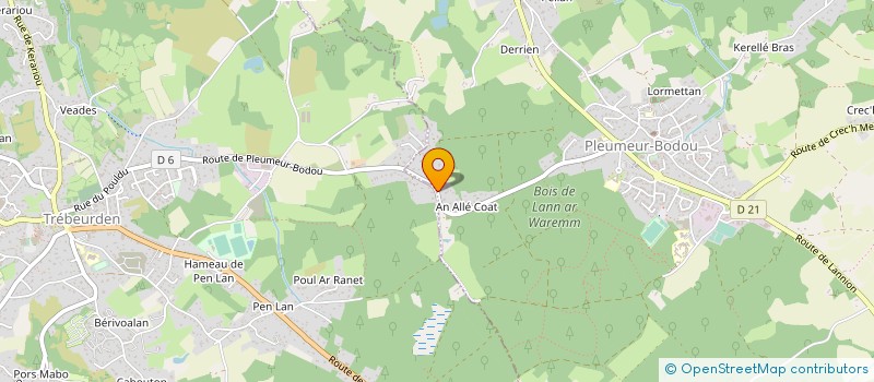 localisation de l'entreprise MONSIEUR PATRICK MOCZ  PLEUMEUR-BODOU