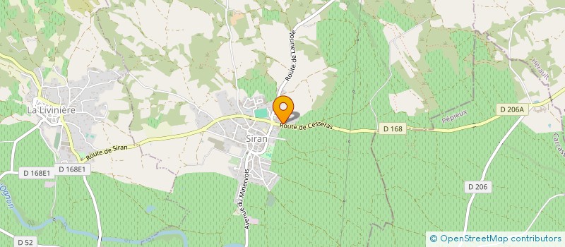 localisation de l'entreprise MONSIEUR PATRICK MODERC  SIRAN