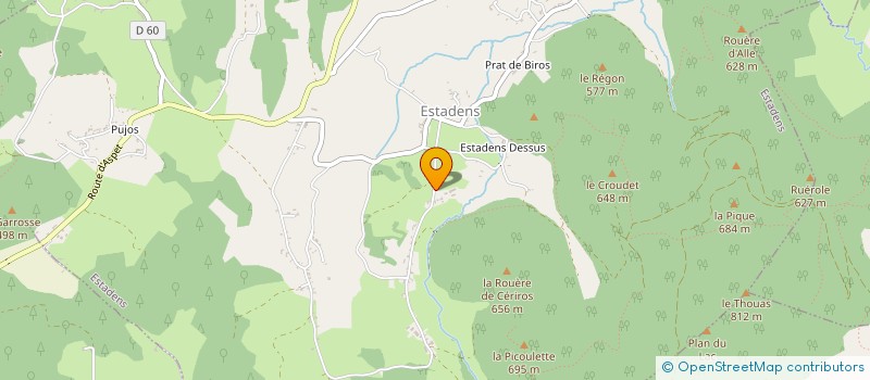 localisation de l'entreprise MONSIEUR PATRICK MOLA  ESTADENS