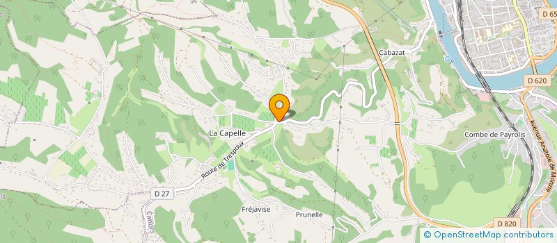localisation de l'entreprise MONSIEUR PATRICK MOLES  CAHORS