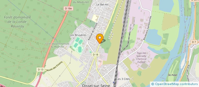 localisation de l'entreprise MONSIEUR PATRICK MOLINERO  OISSEL