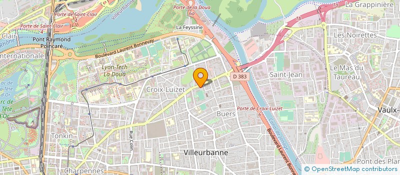 localisation de l'entreprise MONSIEUR PATRICK MONASSIER  VILLEURBANNE