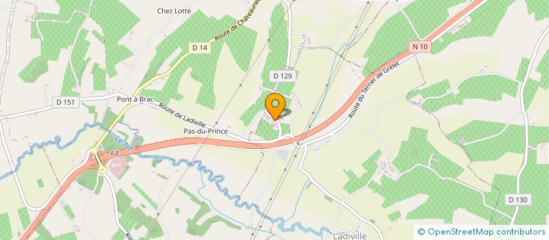 localisation de l'entreprise MONSIEUR PATRICK MONDY  LADIVILLE