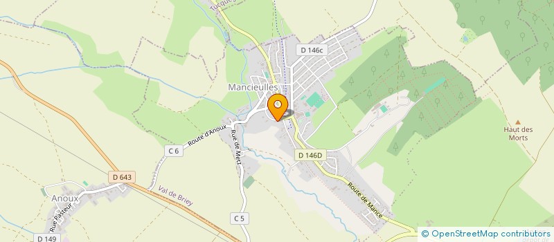 localisation de l'entreprise MONSIEUR PATRICK MONET  VAL DE BRIEY