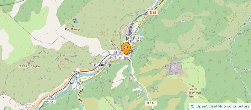 localisation de l'entreprise MONSIEUR PATRICK MONET  VILLEFRANCHE-DE-CONFLENT