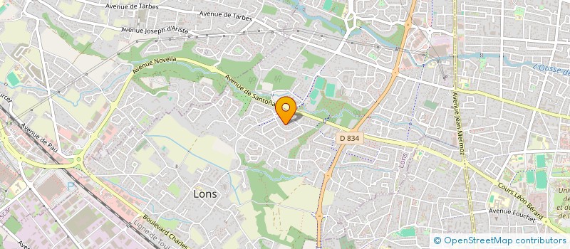 localisation de l'entreprise MONSIEUR PATRICK MONGIS  LONS