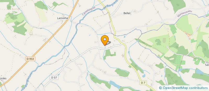 localisation de l'entreprise MONSIEUR PATRICK MONSET  ST PAUL D ESPIS