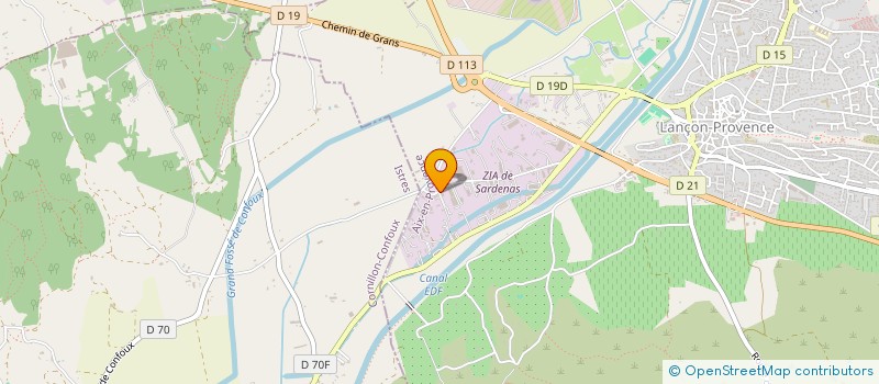 localisation de l'entreprise MONSIEUR PATRICK MONTALBANO  LANCON-PROVENCE