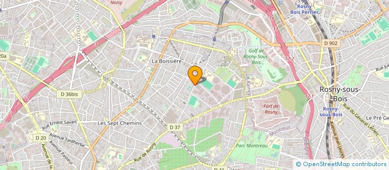 localisation de l'entreprise MONSIEUR PATRICK MONTANT à MONTREUIL