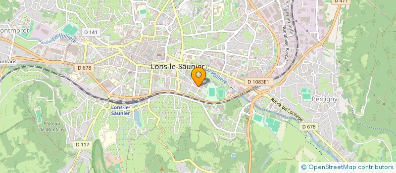 localisation de l'entreprise MONSIEUR PATRICK MONTCEAU à LONS-LE-SAUNIER