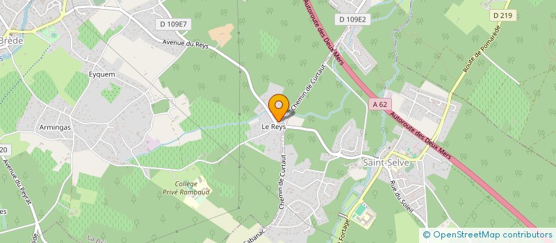 localisation de l'entreprise MONSIEUR PATRICK MONTEIL  LA BREDE