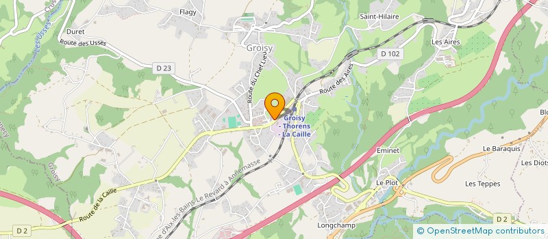 localisation de l'entreprise MONSIEUR PATRICK MONTESINOS  GROISY