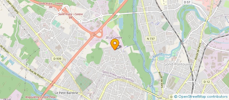 localisation de l'entreprise MONSIEUR PATRICK MONTION à SAINT-YRIEIX-SUR-CHARENTE