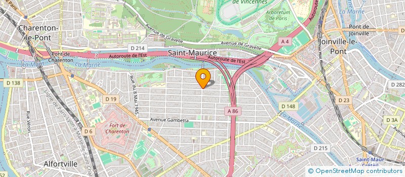 localisation de l'entreprise MONSIEUR PATRICK MORALY  MAISONS-ALFORT