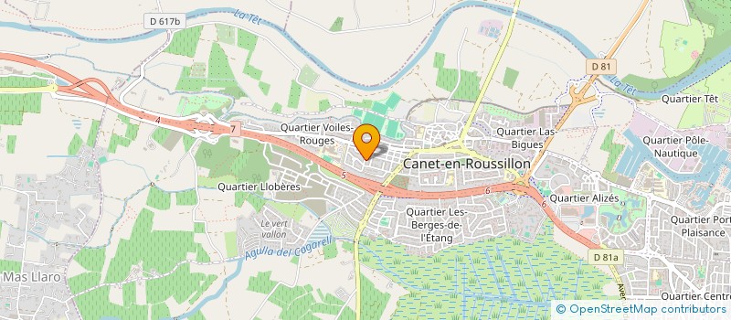 localisation de l'entreprise MONSIEUR PATRICK MORANA à CANET-EN-ROUSSILLON