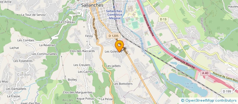 localisation de l'entreprise MONSIEUR PATRICK MORAND à SALLANCHES