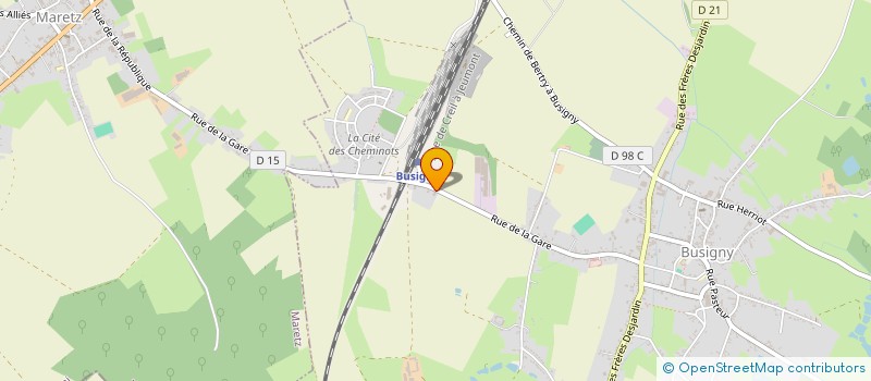 localisation de l'entreprise MONSIEUR PATRICK MORDACQ  BUSIGNY