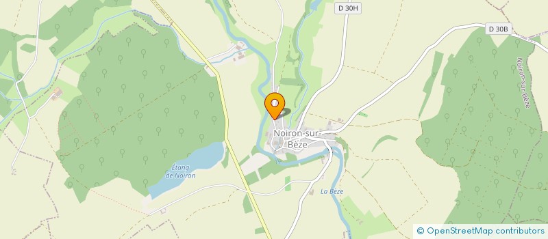 localisation de l'entreprise MONSIEUR PATRICK MOREAU  NOIRON-SUR-BEZE
