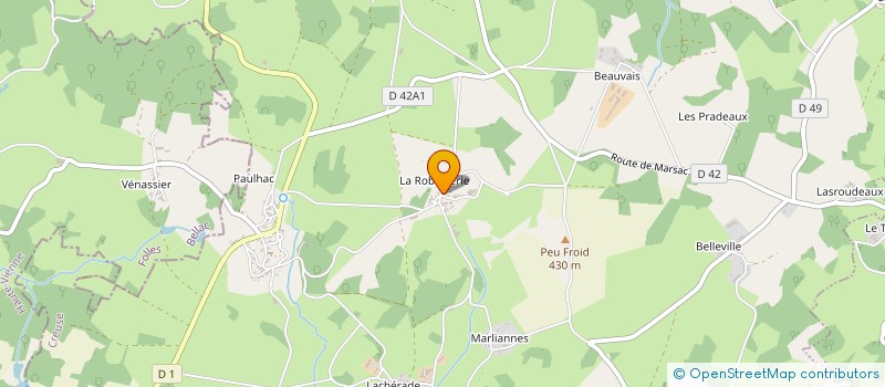 localisation de l'entreprise MONSIEUR PATRICK MOREAU à FURSAC