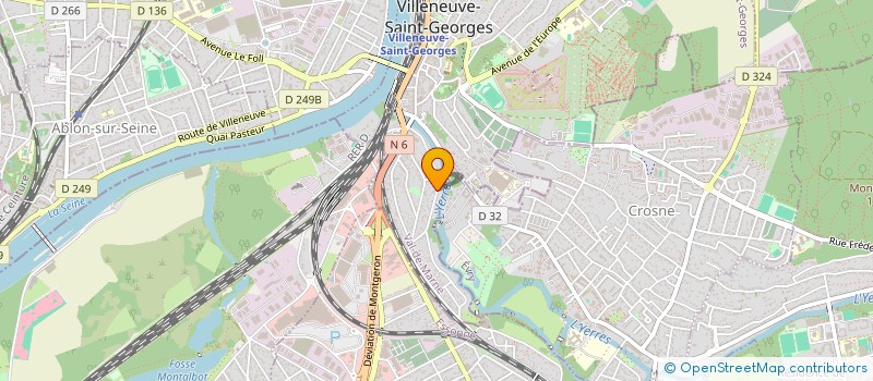 localisation de l'entreprise MONSIEUR PATRICK MOREAU  VILLENEUVE-SAINT-GEORGES