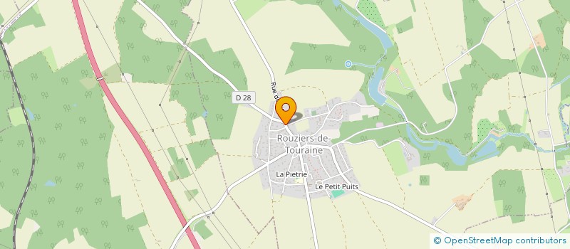 localisation de l'entreprise MONSIEUR PATRICK MOREAU  ROUZIERS DE TOURAINE