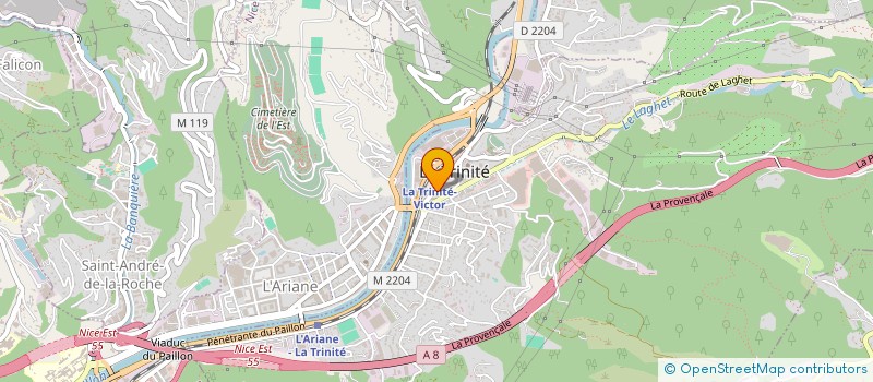 localisation de l'entreprise MONSIEUR PATRICK MOREAU à LA TRINITE