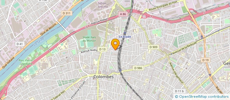 localisation de l'entreprise MONSIEUR PATRICK MOREAU à BOIS-COLOMBES