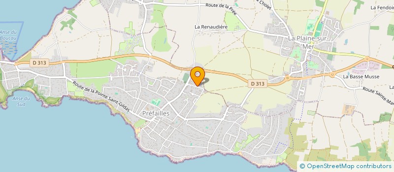 localisation de l'entreprise MONSIEUR PATRICK MOREAU-LIRON à PREFAILLES