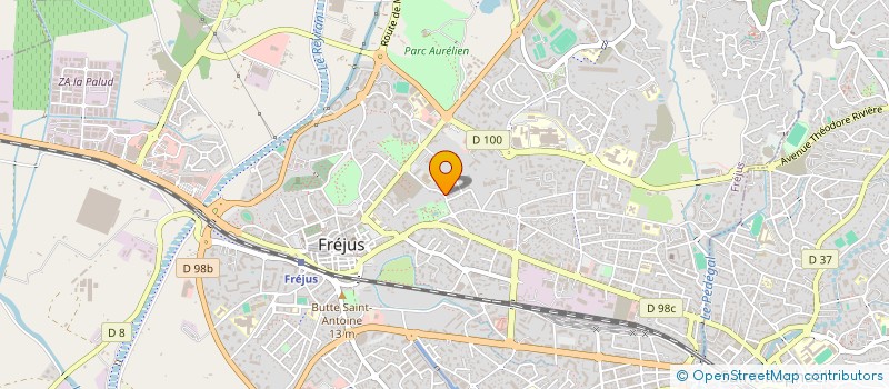 localisation de l'entreprise MONSIEUR PATRICK MORELLI à FREJUS