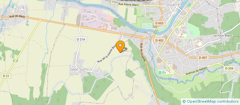 localisation de l'entreprise MONSIEUR PATRICK MORENO  SEPT-SORTS