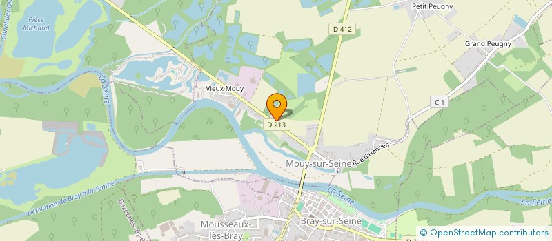 localisation de l'entreprise MONSIEUR PATRICK MORET  MOUY-SUR-SEINE