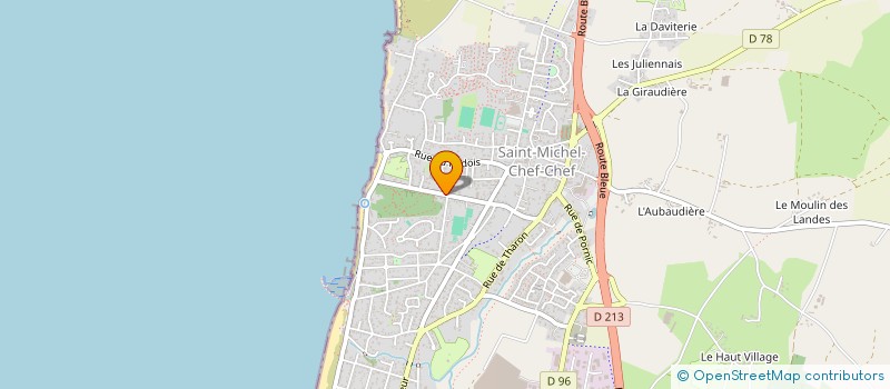 localisation de l'entreprise MONSIEUR PATRICK MORICEAU  SAINT-MICHEL-CHEF-CHEF