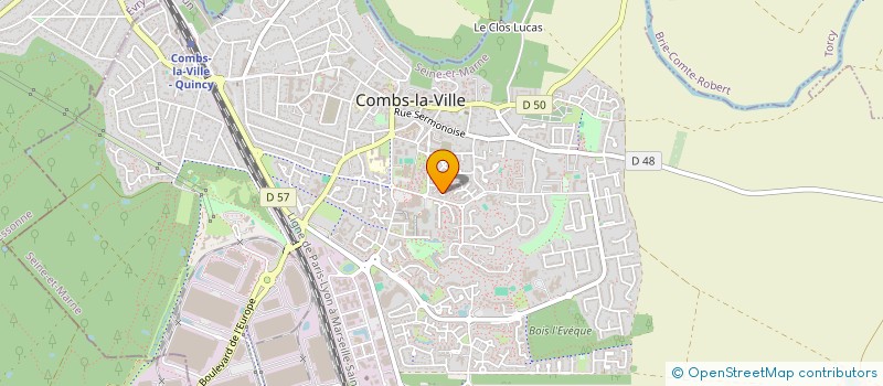 localisation de l'entreprise MONSIEUR PATRICK MORILLE  COMBS-LA-VILLE