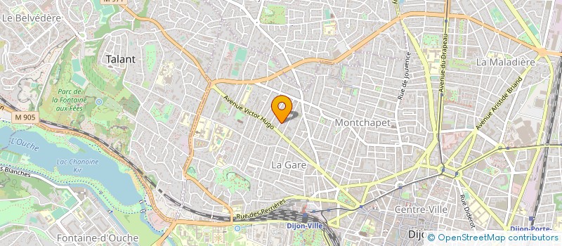 localisation de l'entreprise MONSIEUR PATRICK MORIN à DIJON