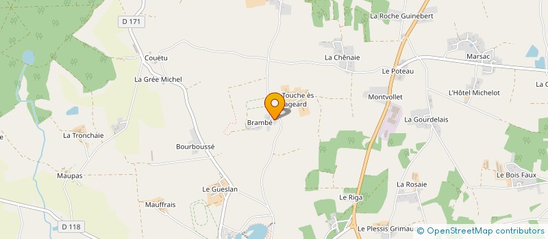 localisation de l'entreprise MONSIEUR PATRICK MORIN à CARENTOIR