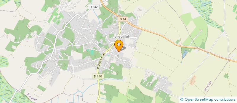 localisation de l'entreprise MONSIEUR PATRICK MORIN à BREUILLET
