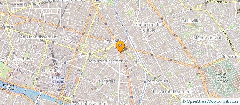 localisation de l'entreprise MONSIEUR PATRICK MORINEAU  PARIS