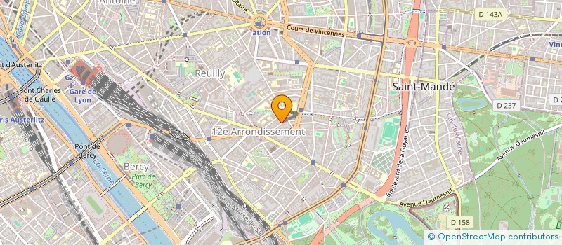 localisation de l'entreprise MONSIEUR PATRICK MORINIAUX  PARIS