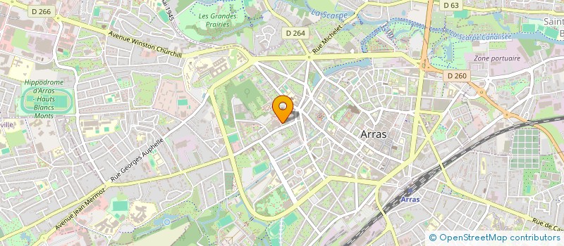 localisation de l'entreprise MONSIEUR PATRICK MORTIER à ARRAS
