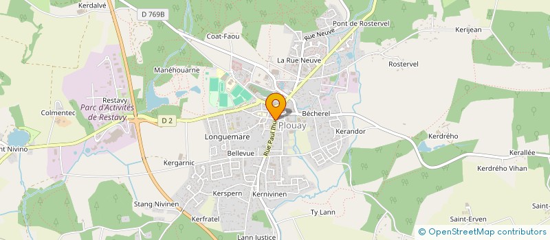 localisation de l'entreprise MONSIEUR PATRICK MORVAN à PLOUAY
