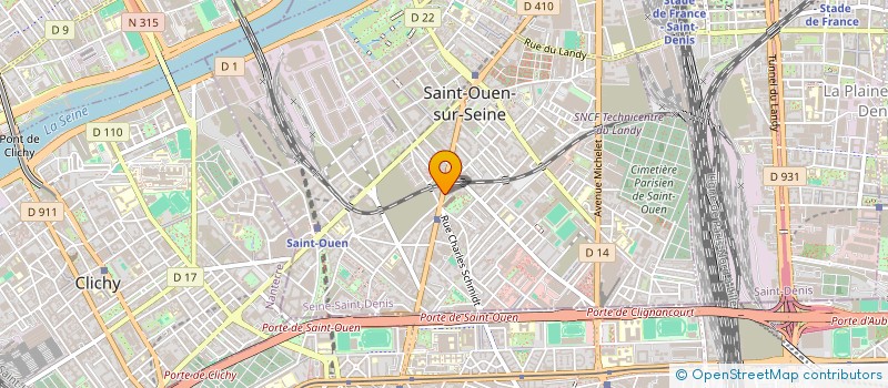 localisation de l'entreprise MONSIEUR PATRICK MORVAN à SAINT-OUEN-SUR-SEINE
