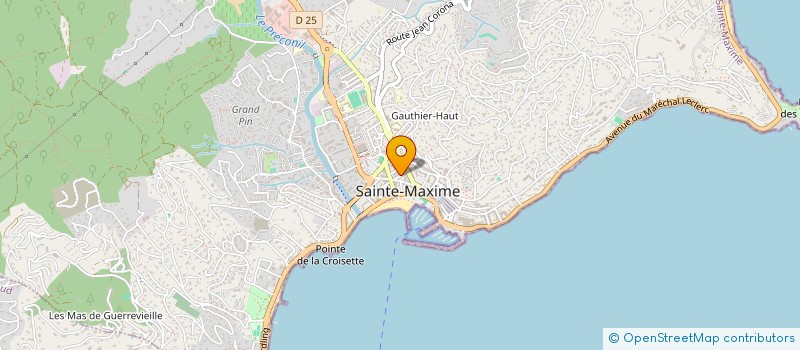 localisation de l'entreprise MONSIEUR PATRICK MOSCONTI à SAINTE-MAXIME