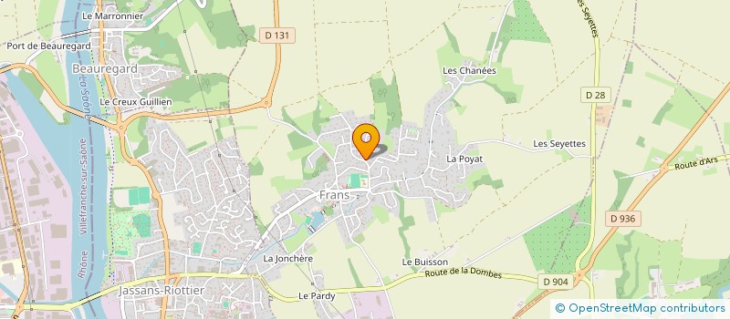 localisation de l'entreprise MONSIEUR PATRICK MOSSAZ à FRANS