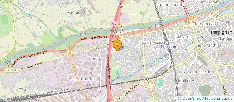localisation de l'entreprise MONSIEUR PATRICK MOTYCKA à PERPIGNAN