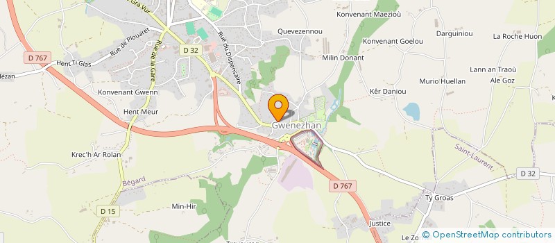 localisation de l'entreprise MONSIEUR PATRICK MOUE  BEGARD