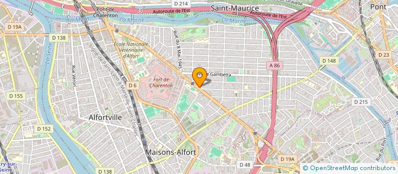 localisation de l'entreprise MONSIEUR PATRICK MOUGE à MAISONS-ALFORT
