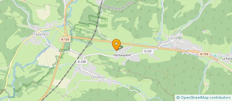 localisation de l'entreprise MONSIEUR PATRICK MOUREAUX  LUSSE