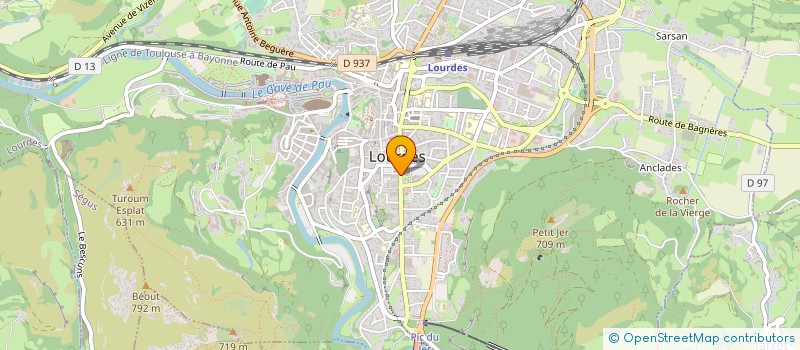 localisation de l'entreprise MONSIEUR PATRICK MOUSSEIGNE  LOURDES