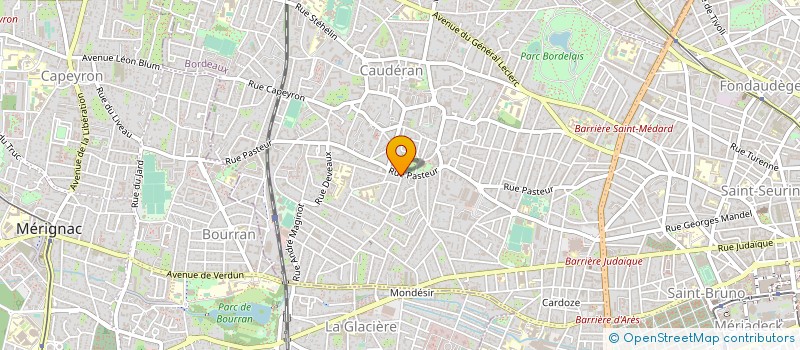 localisation de l'entreprise MONSIEUR PATRICK MOUSTEY à BORDEAUX